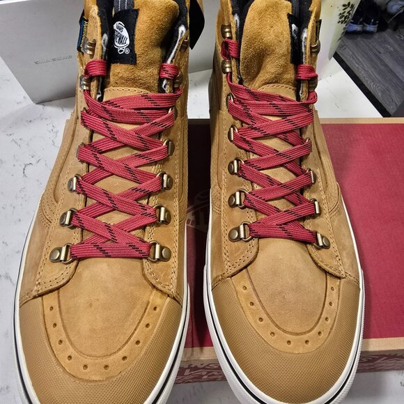 Vans Men's Sk8-Hi Dr MTE-2 Pop Lace Tan Brown All Weather Boots Size 10 NEW - Picture 2 of 8